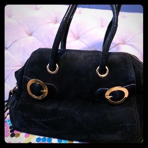 Milly satchel Black suede